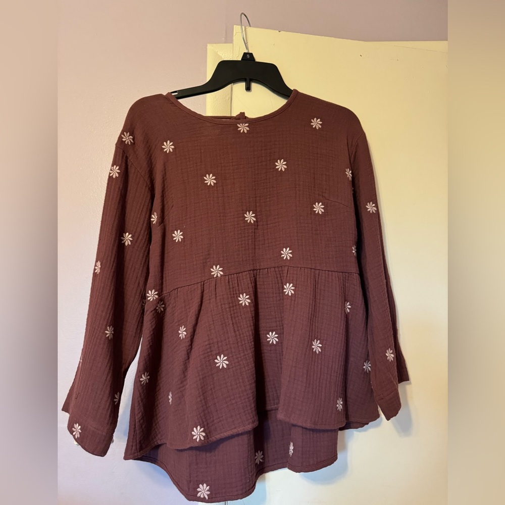 NWOT never worn S madewell peplum top